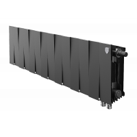 Радиатор биметаллический Royal Thermo PianoForte 200 Noir Sable 14 секций нижнее подключение НС-1346006