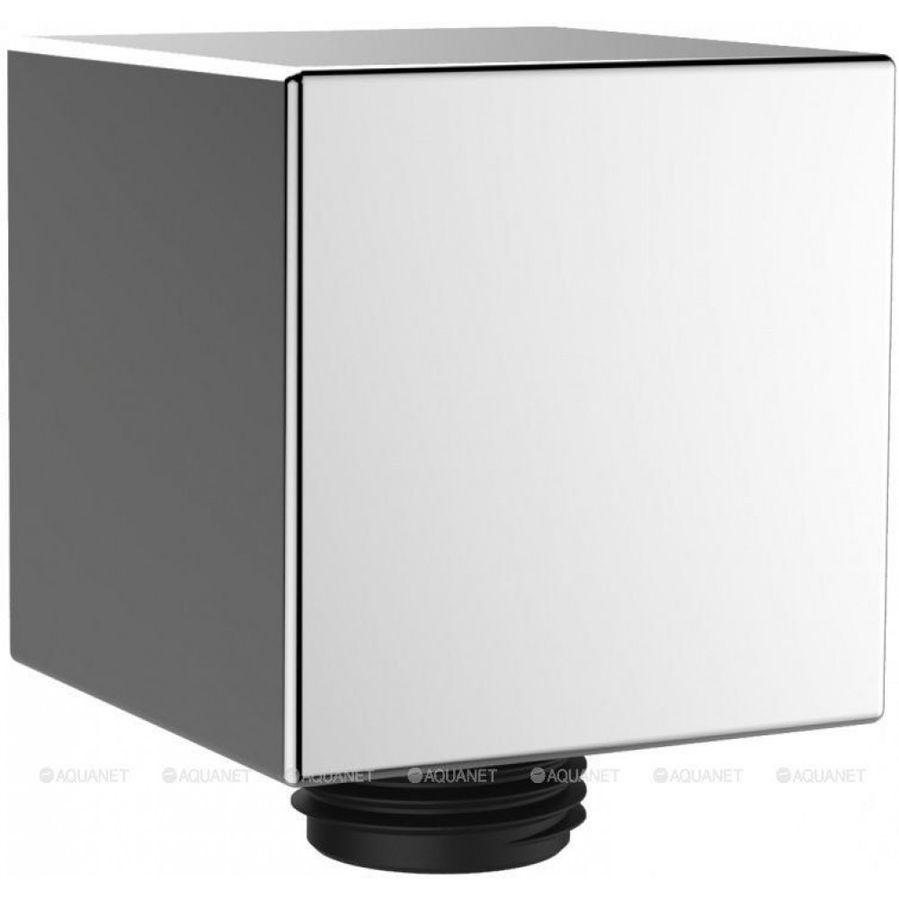Шланговое подсоединение для душа Aquanet Square пластик хром AF000-10C