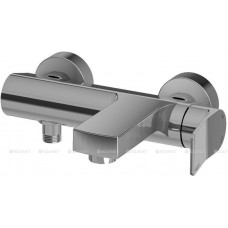 Смеситель для ванны Paffoni TILT с коротким изливом без душевого набора сталь TI022ST