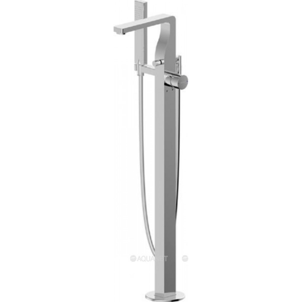 Смеситель для ванны напольный Bravat Arc хром F66061C-B3-ENG
