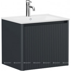 Тумба Allen Brau GRAVITY 60 см 1 ящик с фрезеровкой антрацит матовый 1.370016.AM Тумба Allen Brau GRAVITY 60 см 1 ящик с фрезеровкой антрацит матовый 1.370016.AM