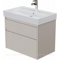 Тумба под раковину Aquanet Nova Lite 2.0 75 2 ящика бежевый 00346323