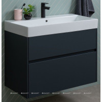 Тумба с раковиной Aquanet Бруклин 85 антрацит матовый 00312889