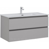 Тумба с раковиной Aquanet Вега 2.0 100 Flat 2 ящика бежевый 00344776