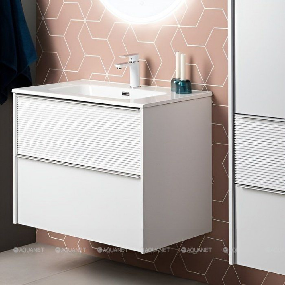 Тумба с раковиной Aquanet Вита 70 белый матовый 00339161