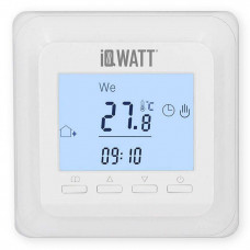 Терморегулятор программируемый IQWATT IQ THERMOSTAT P белый iqwatt405 Терморегулятор программируемый IQWATT IQ THERMOSTAT P белый iqwatt405