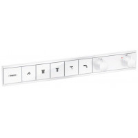 Термостат Hansgrohe RainSelect для 5 потребителей внешняя часть Matt White 15384700