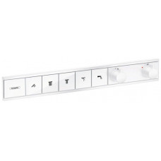 Термостат Hansgrohe RainSelect для 5 потребителей внешняя часть Matt White 15384700