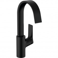 Смеситель для раковины Hansgrohe Vivenis 210 однорычажный с поворотным изливом матовый черный 75030670