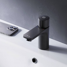 Смеситель для раковины AM.PM X-Joy TouchReel нажимной черный матовый F85A02522 Смеситель для раковины AM.PM X-Joy TouchReel нажимной черный матовый F85A02522