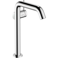 Смеситель для раковины hansgrohe Tecturis S 240 Fine CoolStart EcoSmart+ со сливным гарнитуром Push-Open хром 73370000
