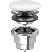 Донный клапан Villeroy & Boch для раковин Stone White 680800RW