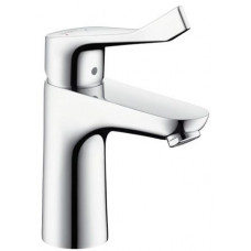 Смеситель для раковины Hansgrohe Focus Care 100 мм со сливным гарнитуром 31911000 Смеситель для раковины Hansgrohe Focus Care 100 мм со сливным гарнитуром 31911000