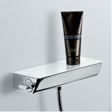 Термостат для душа Hansgrohe Ecostat Select с полкой 350 мм 13161400 Термостат для душа Hansgrohe Ecostat Select с полкой 350 мм 13161400