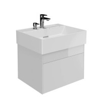 Тумба подвесная Kerama Marazzi Logica 56.4x46x40.3 см 2 ящика белоснежный LOG.60.2\WHT