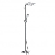 Душевая система для ванны с термостатом hansgrohe Crometta E 240 1jet 27298000