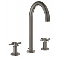 Смеситель для раковины на 3 отверстия Grohe Atrio матовый графит 20008AL3