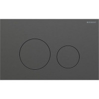 Клавиша смыва Geberit Sigma40 для двойного смыва круглая хромированный черный 115.628.QD.1