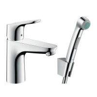 Смеситель для раковины Hansgrohe Focus 94 мм с гигиеническим душем 31927000