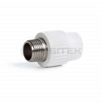 Муфта комбинированная Fusitek PP-R 20x3/4 наружная резьба FT04302
