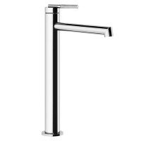 Смеситель для раковины Gessi Ingranaggio высокий с длинным изливом без донного клапана хром 63506#031