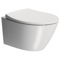 Унитаз подвесной безободковый GSI Modo Swirlflush 520x370 мм белый матовый 9816FR509
