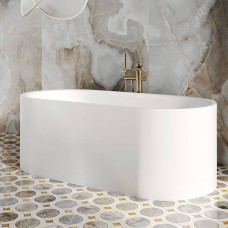 Ванна отдельностоящая Salini Perla 170х80 см S-Sense белый матовый 1049101M
