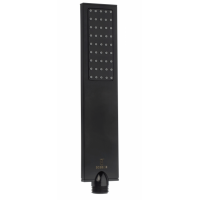 УЦЕНКА Ручной душ Bossini Flat One моноструя черный матовый B00270.073_УЦ