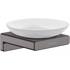 Мыльница hansgrohe AddStoris шлифованный черный хром 41746340