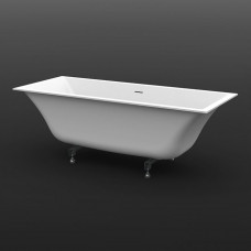Ванна встраиваемая Knief Shape 170х70х60 см со сливом-переливом click-clack белый матовый 0600-730-01 Ванна встраиваемая Knief Shape 170х70х60 см со сливом-переливом click-clack белый матовый 0600-730-01
