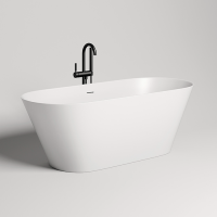 Ванна отдельностоящая Salini Mona 170х72х58.5 см S-Sense белый глянцевый 102912G