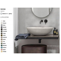 Раковина накладная Ceramica Cielo Era 620x450x180 мм avena BAECO AV