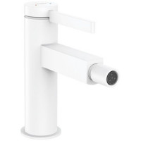 Смеситель для биде hansgrohe Finoris однорычажный с клапаном Push-Open матовый белый 76200700