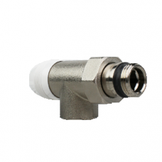 Вентиль отсекающий осевой Elsen 1/2x1/2 никелированный EVR10.3413