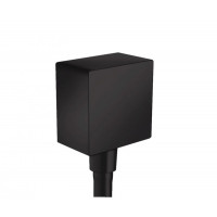 Шланговое подсоединение hansgrohe Fixfit Square с обратным клапаном 1/2 черный матовый 26455670