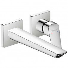 Смеситель для раковины Hansgrohe Logis настенный с донным клапаном хром 71256000 Смеситель для раковины Hansgrohe Logis настенный с донным клапаном хром 71256000