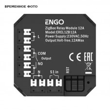 Реле ENGO EREL-12ZB модульное ZigBee 12А сухой контакт EREL-12ZB