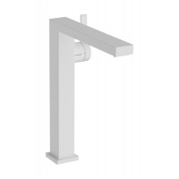 Смеситель для раковины Hansgrohe Tecturis E 240 Fine CoolStart с клапаном push-open матовый белый 73070700