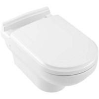 Унитаз подвесной Villeroy & Boch Hommage 37x60x34.5 см CeramicPlus альпийский белый 6661B0R1