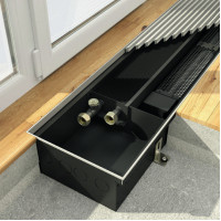 Конвектор внутрипольный Kermi KVQ 300x110x1250 мм с вентилятором KVQ30110125L01M