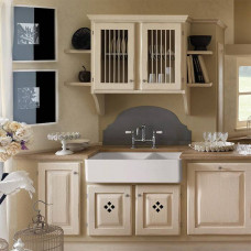 Раковина кухонная Kerasan Hannah Oxfordshire 100x47x25.4 см без отверстия белый 543101