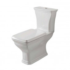 Унитаз-моноблок Artceram Civitas 36х54 см белый хром HEA010 71, CIC009 01 00, CIV004 01 00