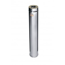 Труба сэндвич Ferrum 1.0 м 200/280 мм AISI 430 0.8 мм/нерж f4039