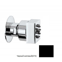 Уценка. Форсунка боковая для душа Bossini Cubic Gom черный матовый I00135.073_УЦ