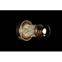 Крючок для ванной Boheme Murano Cristal золото 10906-CRST-G