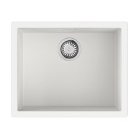 Кухонная мойка Omoikiri Yamakawa 55T-U/I Tetogranit 55,6x45,6 см белый 4993431