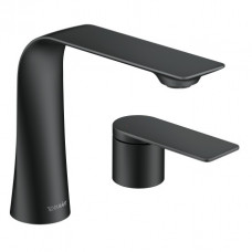 Смеситель для раковины Duravit D.1 на 2 отверстия черный матовый D11120002046