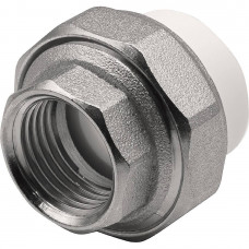 Муфта комбинированная разъемная THERMOLIGHT PP-R ВР 20х1/2 белая НС-1620517 Муфта комбинированная разъемная THERMOLIGHT PP-R ВР 20х1/2 белая НС-1620517