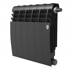 Биметаллический радиатор Royal Thermo BiLiner 350 Noir Sable VR 6 секций нижнее подключение 1506295