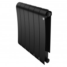 Радиатор биметаллический Royal Thermo Infinity 500 Noir Sable 6 секций боковое подключение НС-1630000 Радиатор биметаллический Royal Thermo Infinity 500 Noir Sable 6 секций боковое подключение НС-1630000